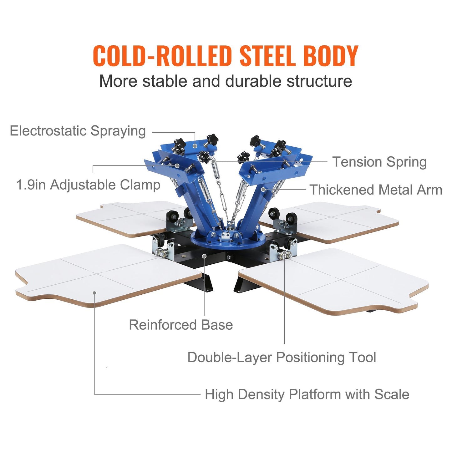 Rotable Silk Screen Printing Press