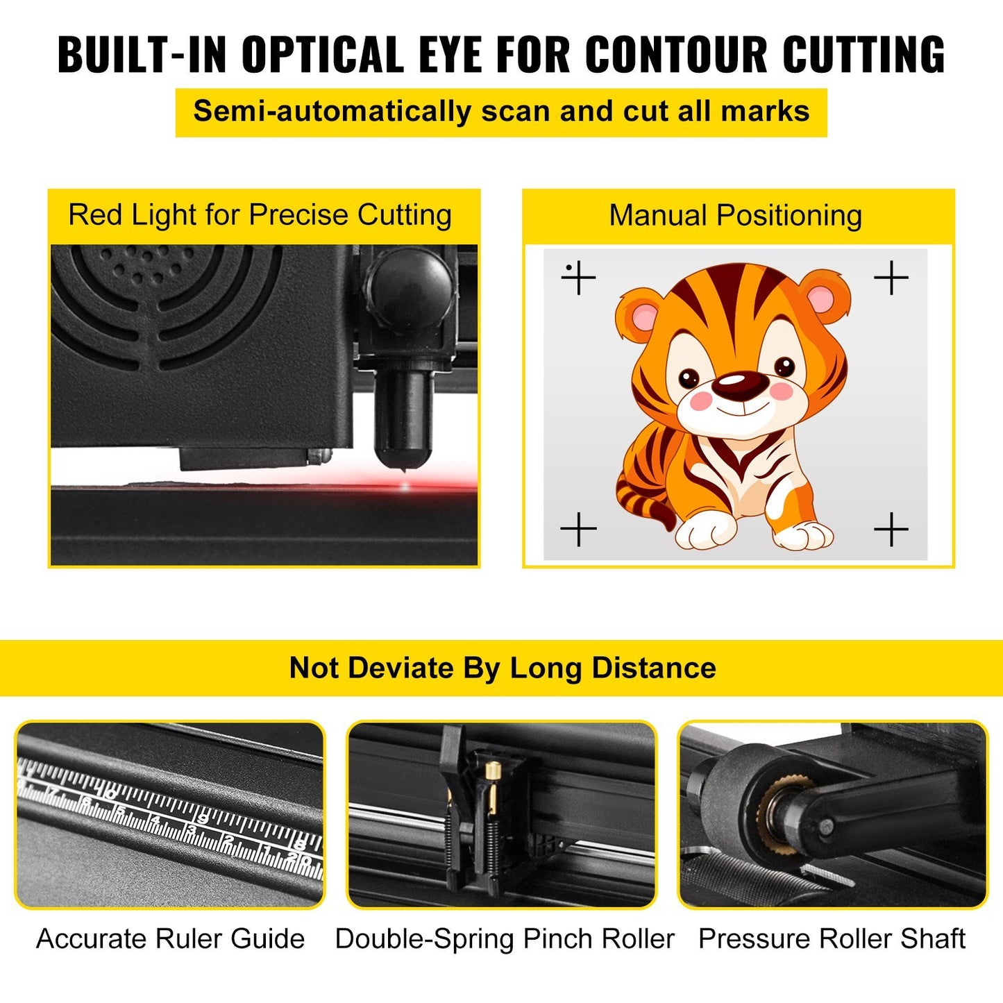 Semi-Automatic Vinyl Printer Cutter Machine