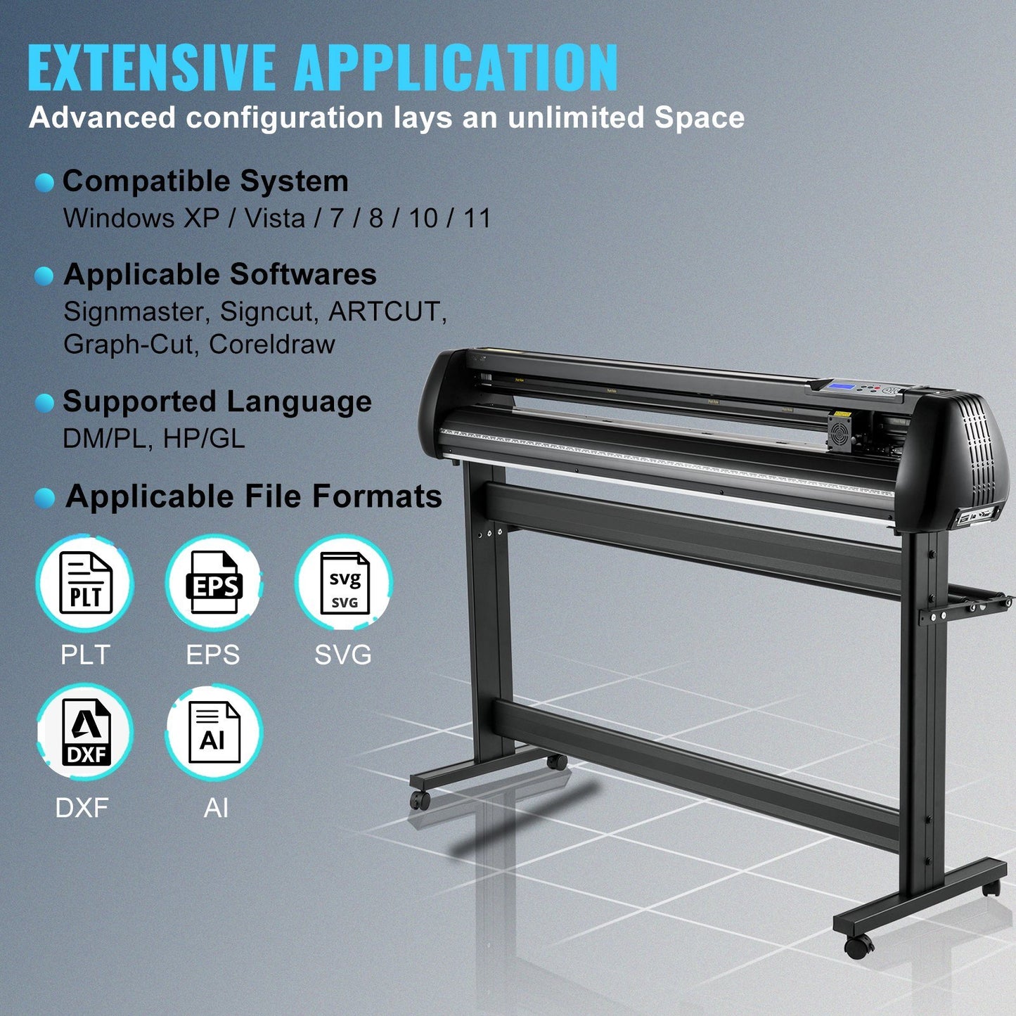 Vinyl Cutter Plotter with Stand