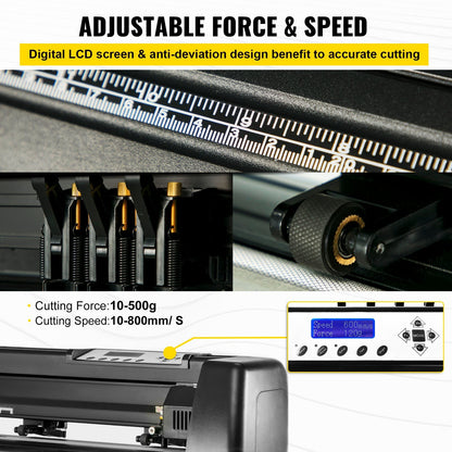 Upgraded Vinyl Cutter Machine with Stand PC ONLY